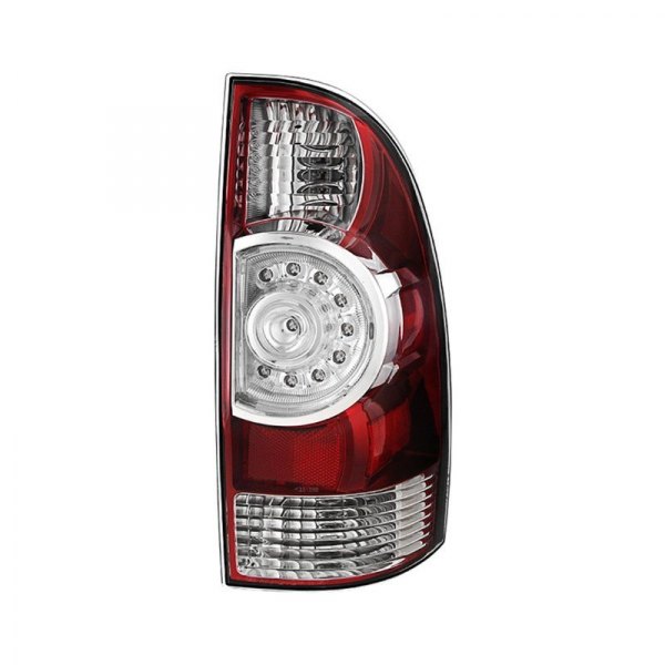 Spyder® - Passenger Side Chrome/Red Factory Style LED Tail Light, Toyota Tacoma