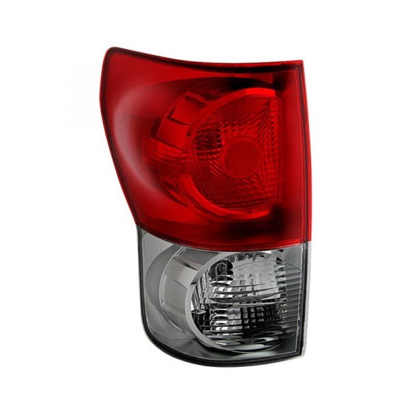 Spyder® - Driver Side Chrome Red/Smoke Factory Style Tail Light, Toyota Tundra