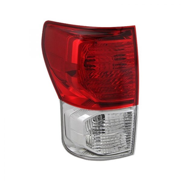 Spyder® - Driver Side Chrome/Red Factory Style Tail Light, Toyota Tundra