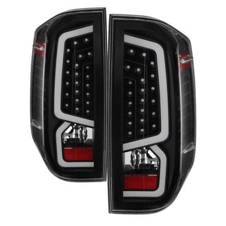 Spyder® - Driver and Passenger Side Black Fiber Optic LED Tail Lights