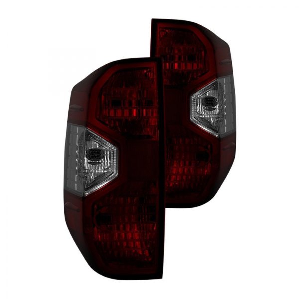 Spyder® - Chrome Red/Smoke Factory Style Tail Lights, Toyota Tundra