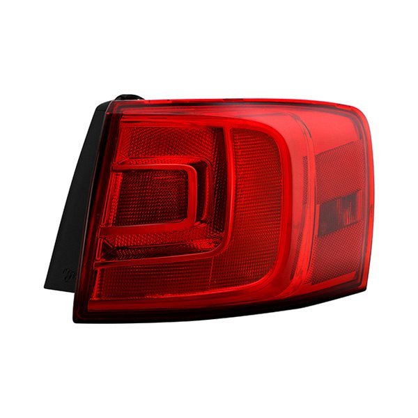Spyder® - Passenger Side Outer Chrome/Red Factory Style Tail Light