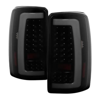 Spyder® - Driver and Passenger Side Black/Smoke Fiber Optic LED Tail Lights
