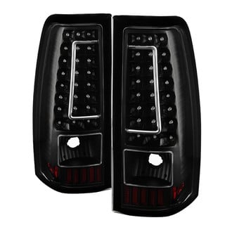 Spyder® - Driver and Passenger Side Black C-Shape LED Tail Lights