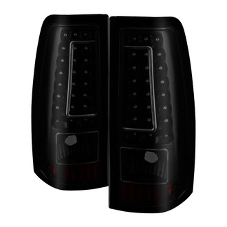 Spyder® - Driver and Passenger Side Black/Smoke C-Shape LED Tail Lights