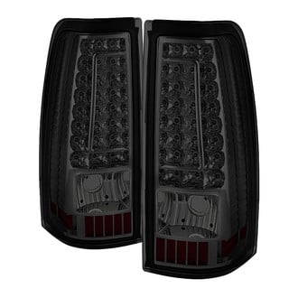Spyder® - Driver and Passenger Side Chrome/Smoke C-Shape LED Tail Lights