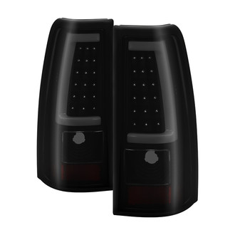Spyder® - Driver and Passenger Side Black/Smoke Fiber Optic LED Tail Lights