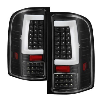 Spyder® - Driver and Passenger Side Black Fiber Optic LED Tail Lights