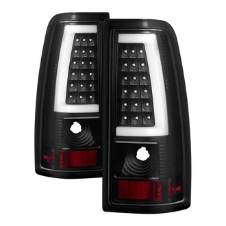 Spyder® - Driver and Passenger Side Black Fiber Optic LED Tail Lights