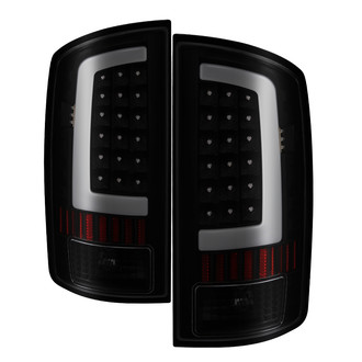 Spyder® - Driver and Passenger Side Black/Smoke Fiber Optic LED Tail Lights