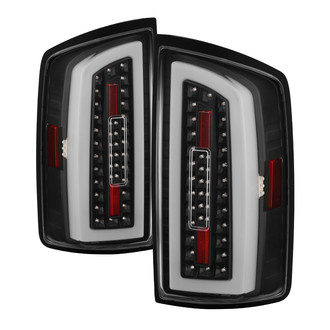 Spyder® - Driver and Passenger Side Black Fiber Optic LED Tail Lights