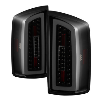 Spyder® - Driver and Passenger Side Black/Smoke Fiber Optic LED Tail Lights