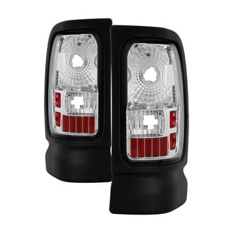 Spyder® ALT-ON-DRAM94-C - Driver and Passenger Side Chrome Euro Tail Lights