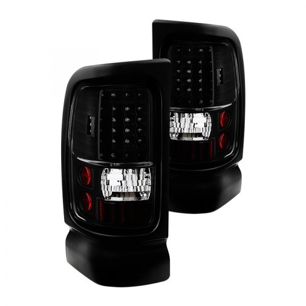 Spyder® - Black C-Shape LED Tail Lights, Dodge Ram
