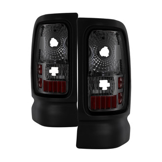 Spyder® ALT-ON-DRAM94-SM - Driver and Passenger Side Chrome/Smoke Euro Tail Lights