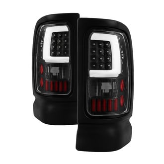 Spyder® - Driver and Passenger Side Black Fiber Optic LED Tail Lights