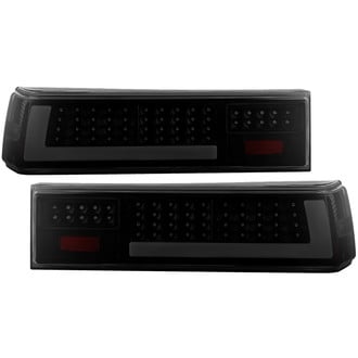Spyder® - Driver and Passenger Side Black/Smoke Fiber Optic LED Tail Lights