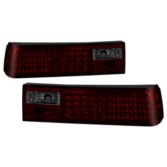 Spyder® - Driver and Passenger Side Chrome Red/Smoke LED Tail Lights