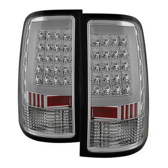Spyder® - Driver and Passenger Side Chrome Fiber Optic LED Tail Lights