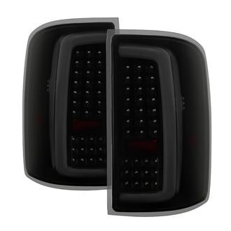 Spyder® - Driver and Passenger Side Black/Smoke Fiber Optic LED Tail Lights
