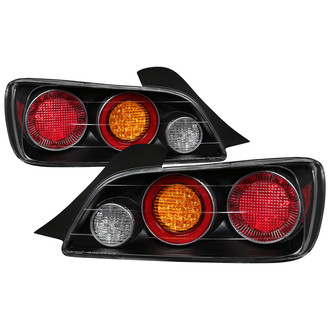 Spyder® - Driver and Passenger Side Black Red/Amber LED Tail Lights