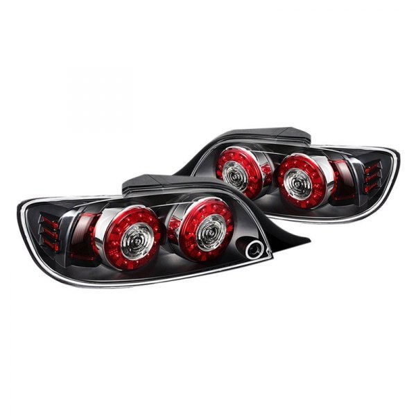 Spyder® - Black/Red LED Tail Lights, Mazda RX-8