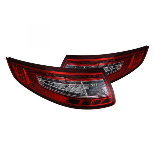 Spyder® - Chrome/Red LED Tail Lights, Porsche 911 Series