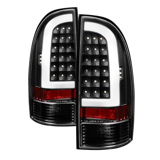 Spyder® - Driver and Passenger Side Black Fiber Optic LED Tail Lights