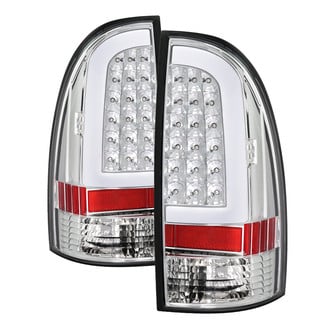 Spyder® - Driver and Passenger Side Chrome Fiber Optic LED Tail Lights