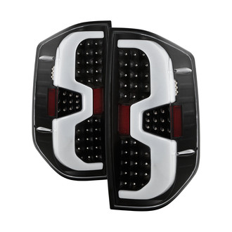 Spyder® ALT-ON-TTU14-LBLED-BK - Driver and Passenger Side Black Fiber Optic LED Tail Lights