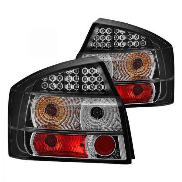 Spyder® - Black/Red LED Tail Lights, Audi A4