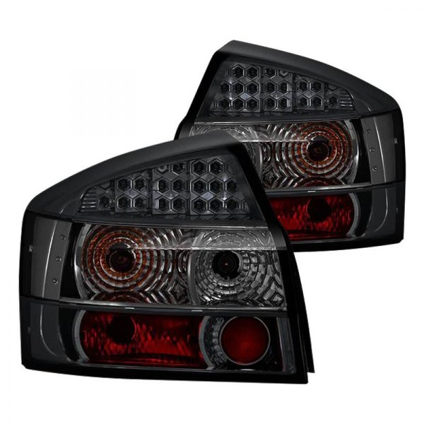 Spyder® - Chrome/Smoke LED Tail Lights, Audi A4