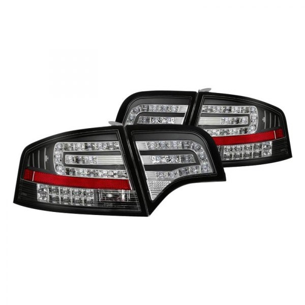 Spyder® - Black LED Tail Lights, Audi A4