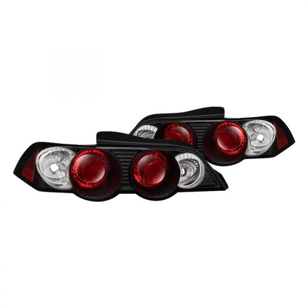 Spyder® - Black/Red Euro Tail Lights, Acura RSX