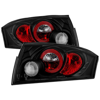 Spyder® - Driver and Passenger Side Black/Red Euro Tail Lights