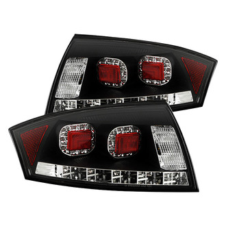 Spyder® - Driver and Passenger Side Black/Red LED Tail Lights