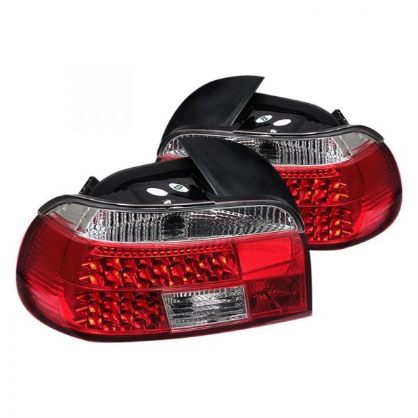 Spyder® - Chrome/Red LED Tail Lights, BMW 5-Series