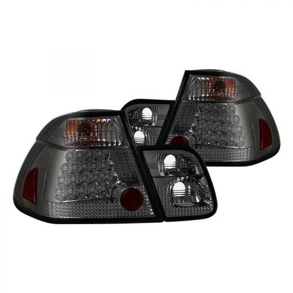 Spyder® - Chrome/Smoke LED Tail Lights, BMW 3-Series