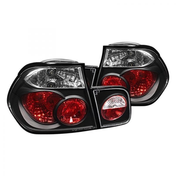 Spyder® - Black/Red Euro Tail Lights, BMW 3-Series