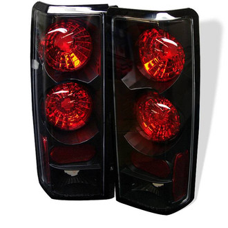 Spyder® - Driver and Passenger Side Black/Red Euro Tail Lights
