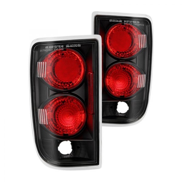 Spyder® - Black/Red Euro Tail Lights, Chevy Blazer
