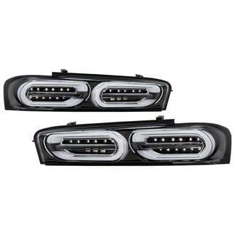 Spyder® - Driver and Passenger Side Black Sequential Fiber Optic LED Tail Lights