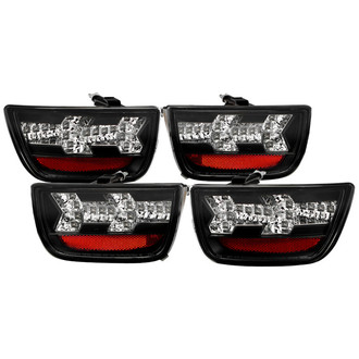 Spyder® - Driver and Passenger Side Black LED Tail Lights