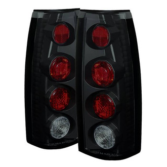 Spyder® - Driver and Passenger Side Black Red/Smoke Euro Tail Lights