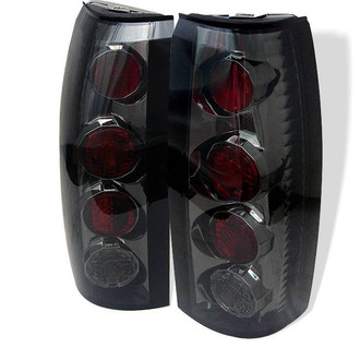 Spyder® - Driver and Passenger Side Chrome Red/Smoke Euro Tail Lights