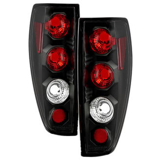 Spyder® ALT-YD-CCO04-BK - Driver and Passenger Side Black/Red Euro Tail Lights