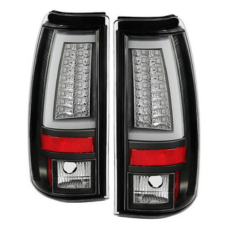 Spyder® - Driver and Passenger Side Black Fiber Optic LED Tail Lights