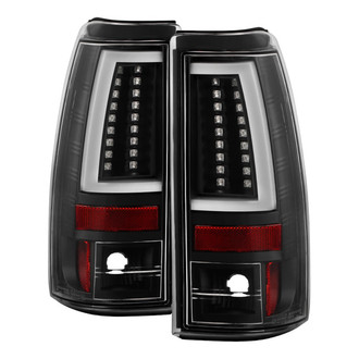 Spyder® - Driver and Passenger Side Black Fiber Optic LED Tail Lights