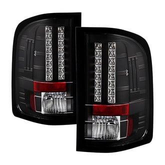 Spyder® - Driver and Passenger Side Black LED Tail Lights