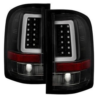 Spyder® - Driver and Passenger Side Black Fiber Optic LED Tail Lights